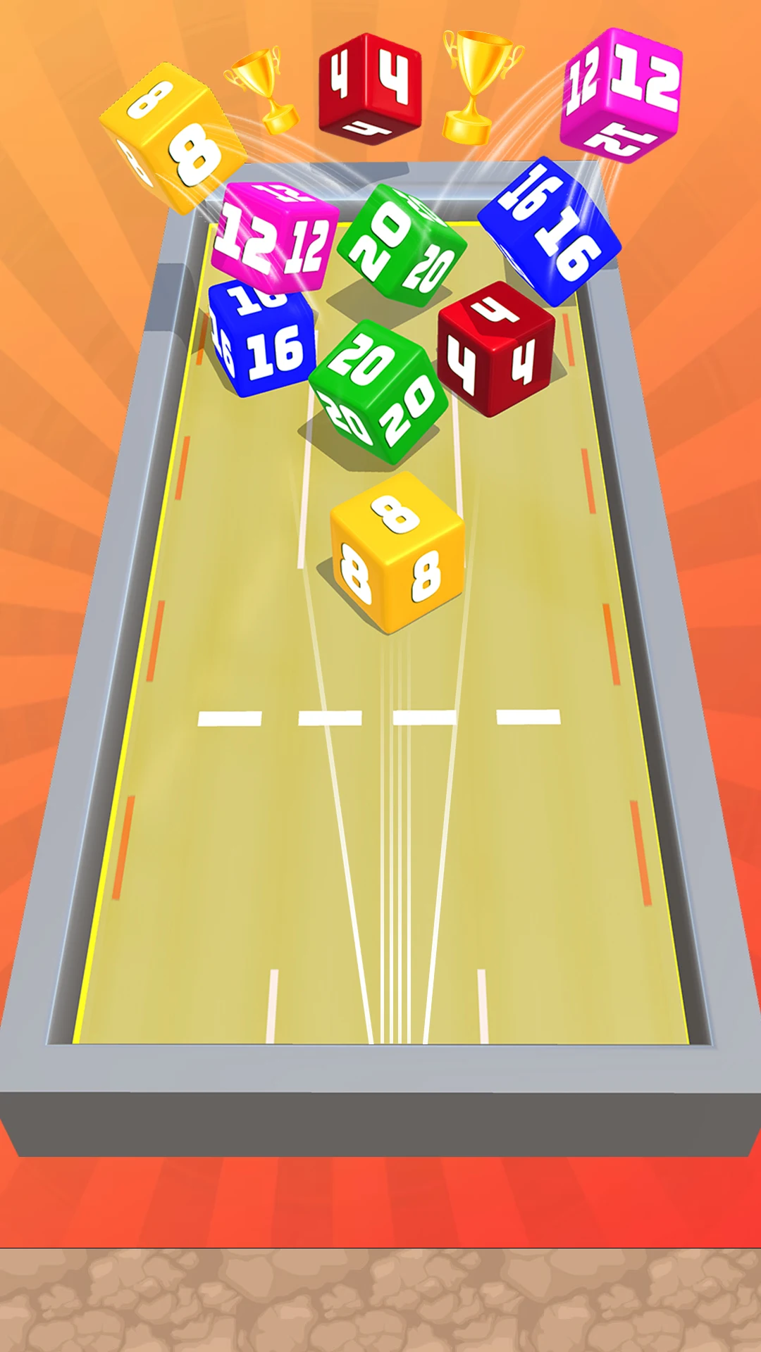 Cube Merge 2048: Cube Game screenshot