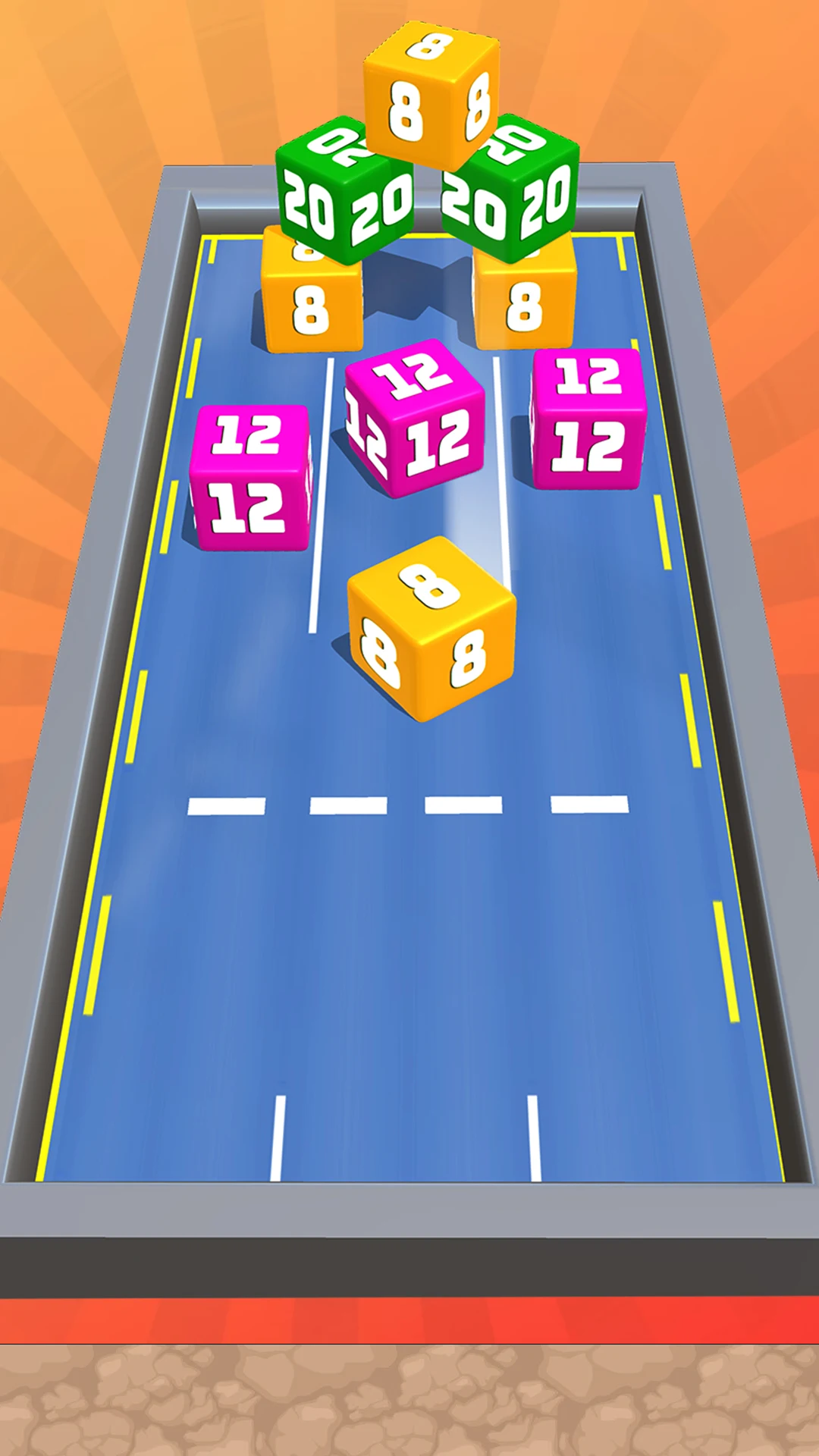 Cube Merge 2048: Cube Game screenshot