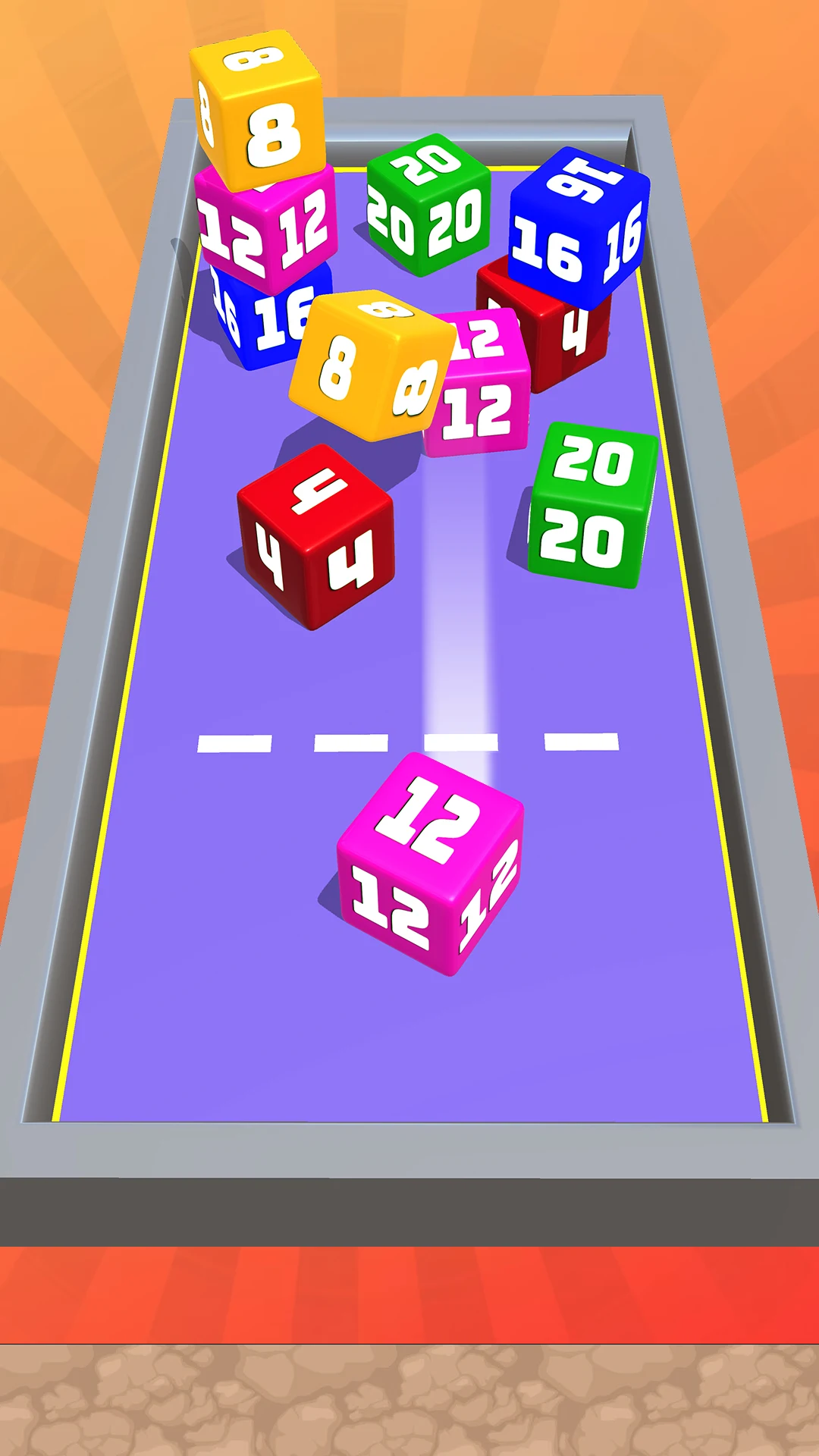 Cube Merge 2048: Cube Game screenshot